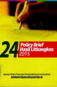 24 Policy hasil litbangkes 2015