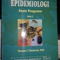 EPIDEMIOLOGI : Suatu pengantar