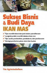 sukses bisnis budi daya ikan mas