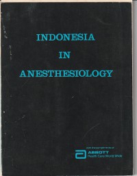 Indonesia In Anesthesiology