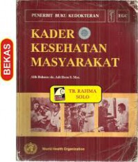 Kader Kesehatan masyarakat