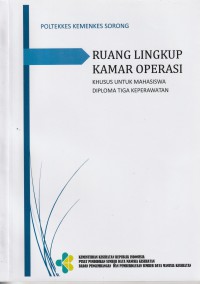 MODUL: RUANG LINGKUP KAMAR OPERASI