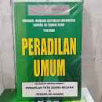 UNDANG-UNDANG REPUBLIK INDONESIA NOMOR 49 TAHUN 2009 TENTANG PERADILAN UMUM