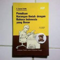 Penulisan Karangan Ilmiah dengan bahasa indonesia yang benar