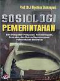 SOSIOLOGI PEMERINTAHAN