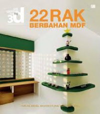 Seri gambar ruang 3 d  22 rak berbahan MDF