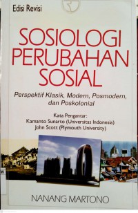 SOSIOLOGI PERUBAHAN SOSIAL