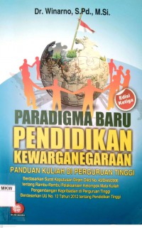 Paradigma Baru Pendidikan Kewarganegaraan :  (Panduan Kuliah Di Perguruan Tinggi)