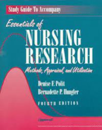 Essentials Of Nursing Research : Methods, Appraisal, and Utilization